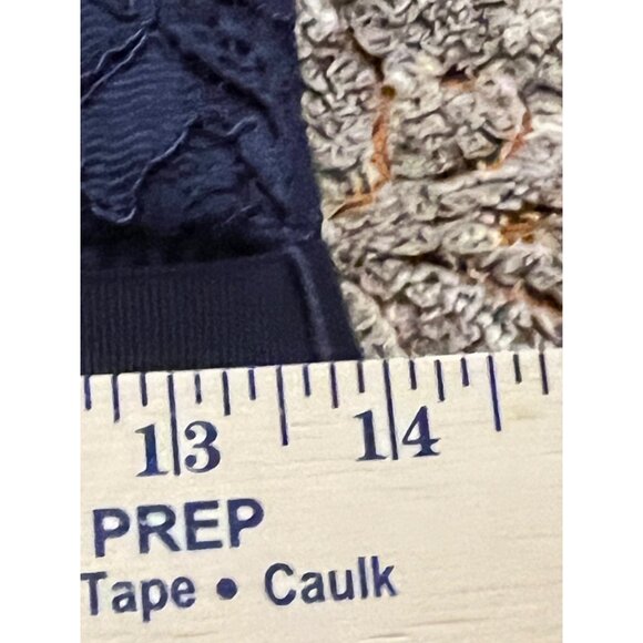 David's Bridal women's navy blue, mid-length formal dress, size 8,one shoulder, - Picture 9 of 10